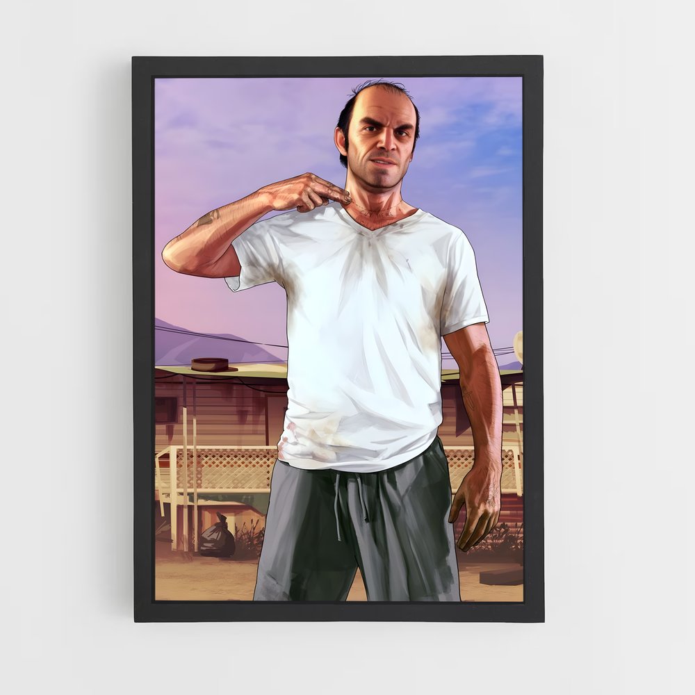 Poster Trevor's Chaos – affiche GTA V (vue 2)